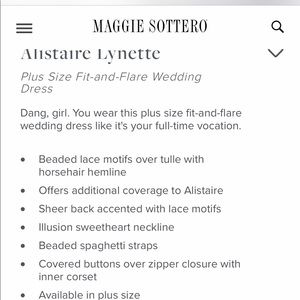 Maggie Sottero Wedding Gown with matching Veil